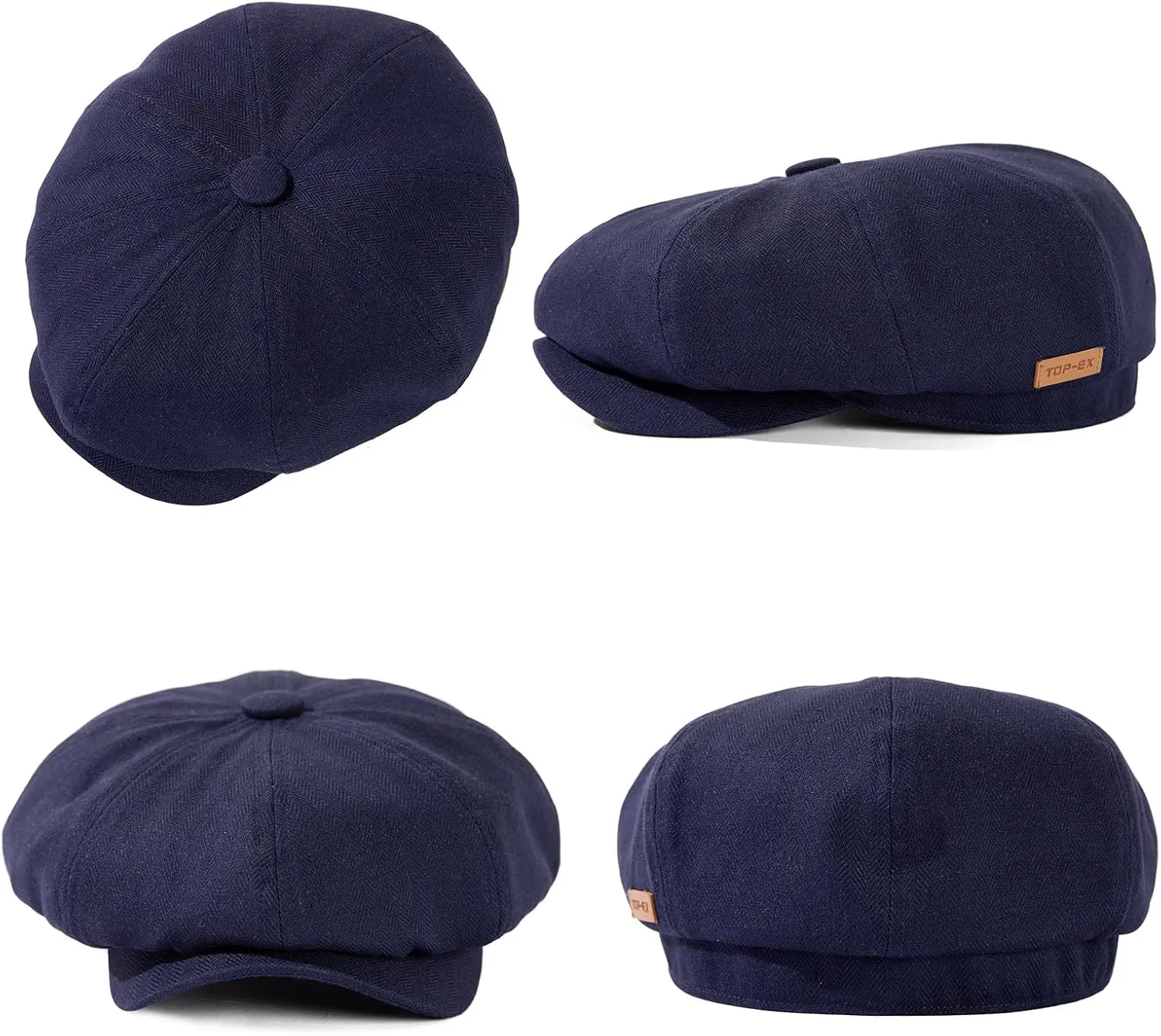 Oversized XL XXL Natural Linen Flat Cap Lightweight 8 Panel Summer Cooling Eco-Friendly Newsboy Hat Golf Outdoor