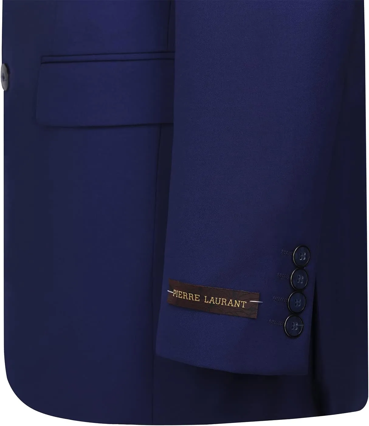 P&L Men's 3 Piece Slim Fit Suit Set Two Buttons Solid Office Jacket Vest Pants Dress Suit