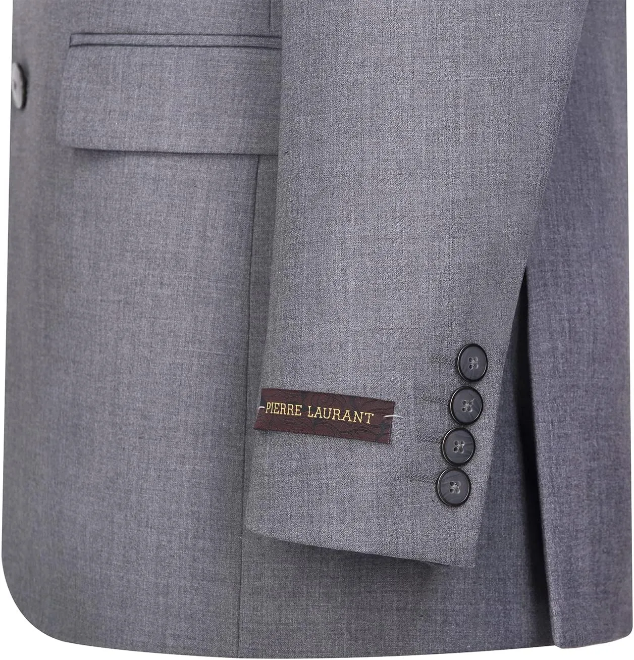 P&L Men's 3 Piece Slim Fit Suit Set Two Buttons Solid Office Jacket Vest Pants Dress Suit