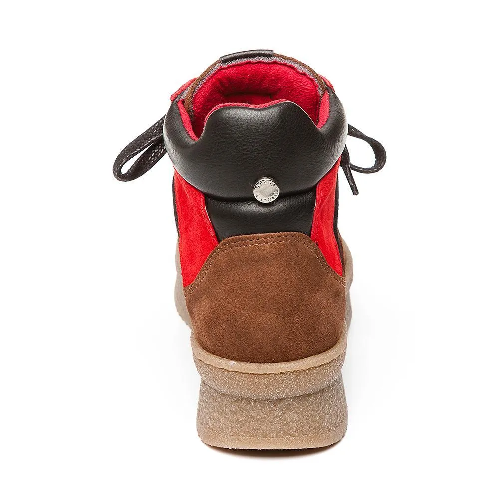 Pandora Sneaker COGNAC/RED
