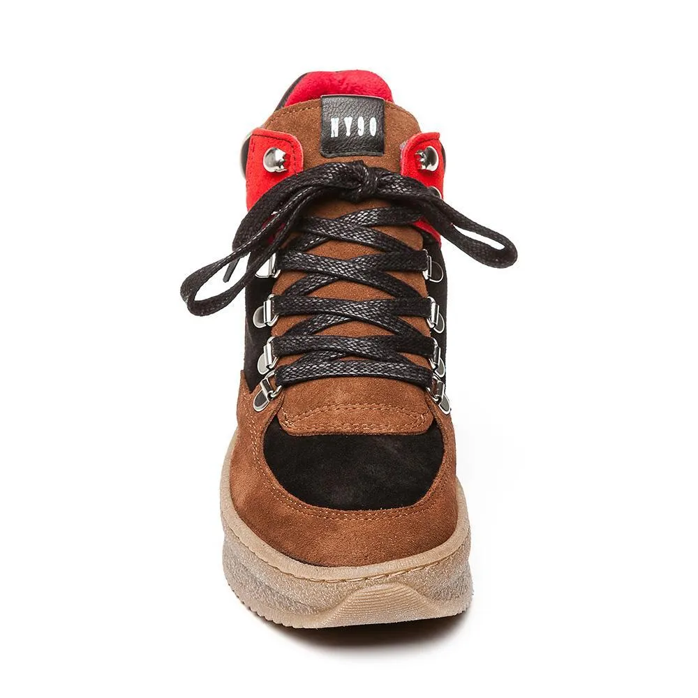 Pandora Sneaker COGNAC/RED