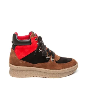 Pandora Sneaker COGNAC/RED