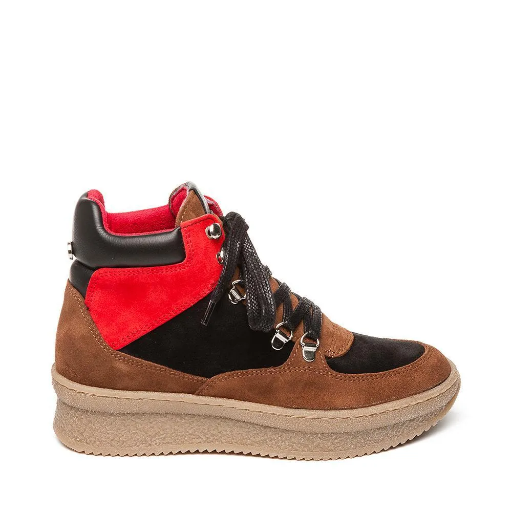 Pandora Sneaker COGNAC/RED