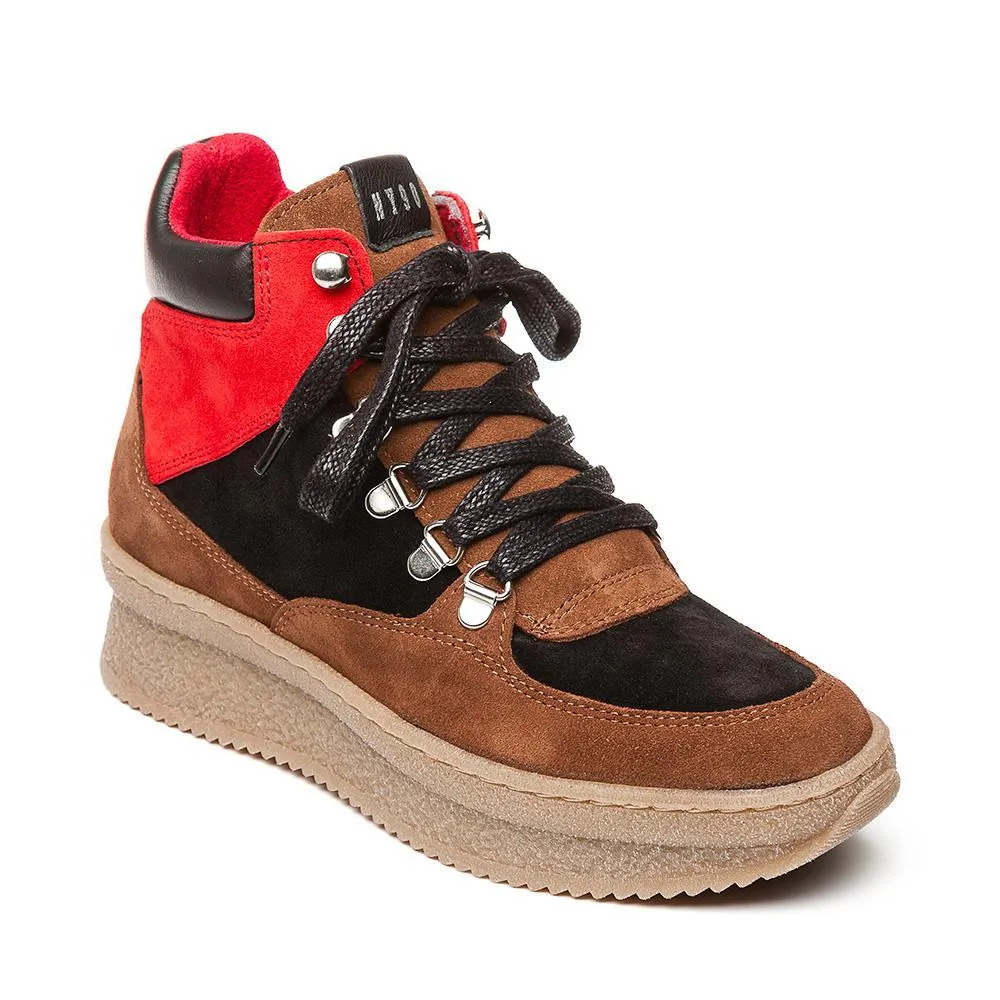 Pandora Sneaker COGNAC/RED