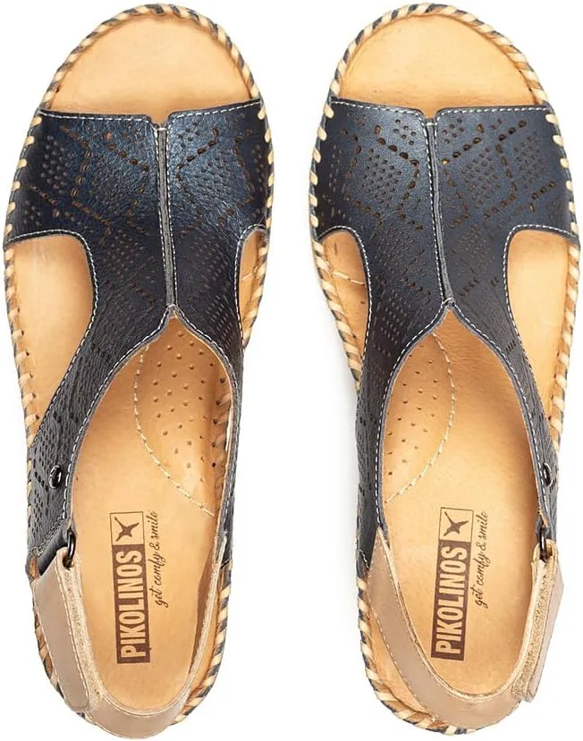PIKOLINOS Wedge Sandals Leather Aguadulce for Woman