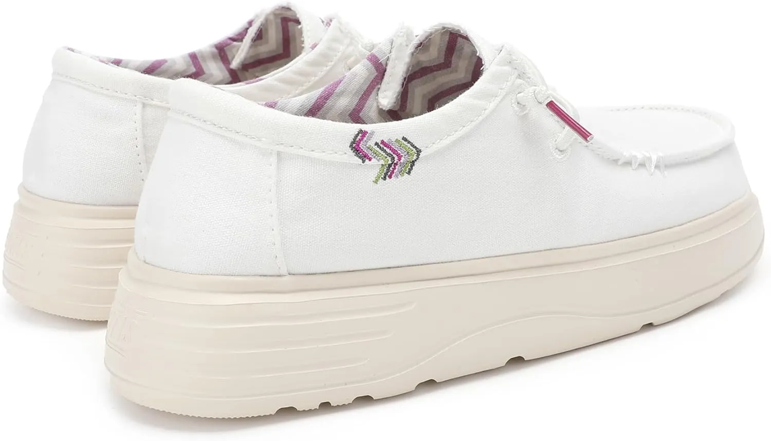 PITAS Natal Slip-on Shoes for Women | Casual Summer Women's Loafers | Comfortable & Lightweight Slip-Ons | White