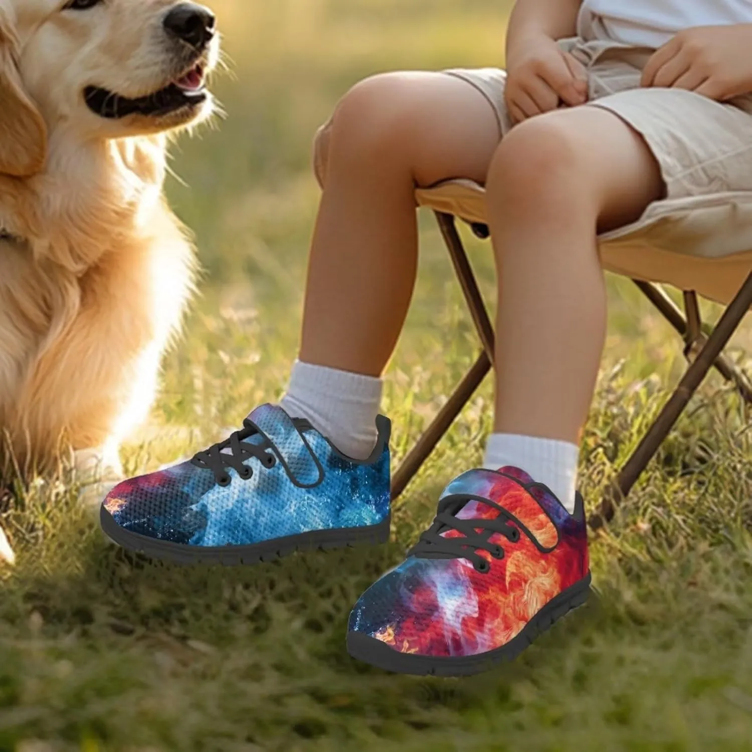 Print Shoes for Kids Boys Cute Shoes for Running Walking Slip On Shoes