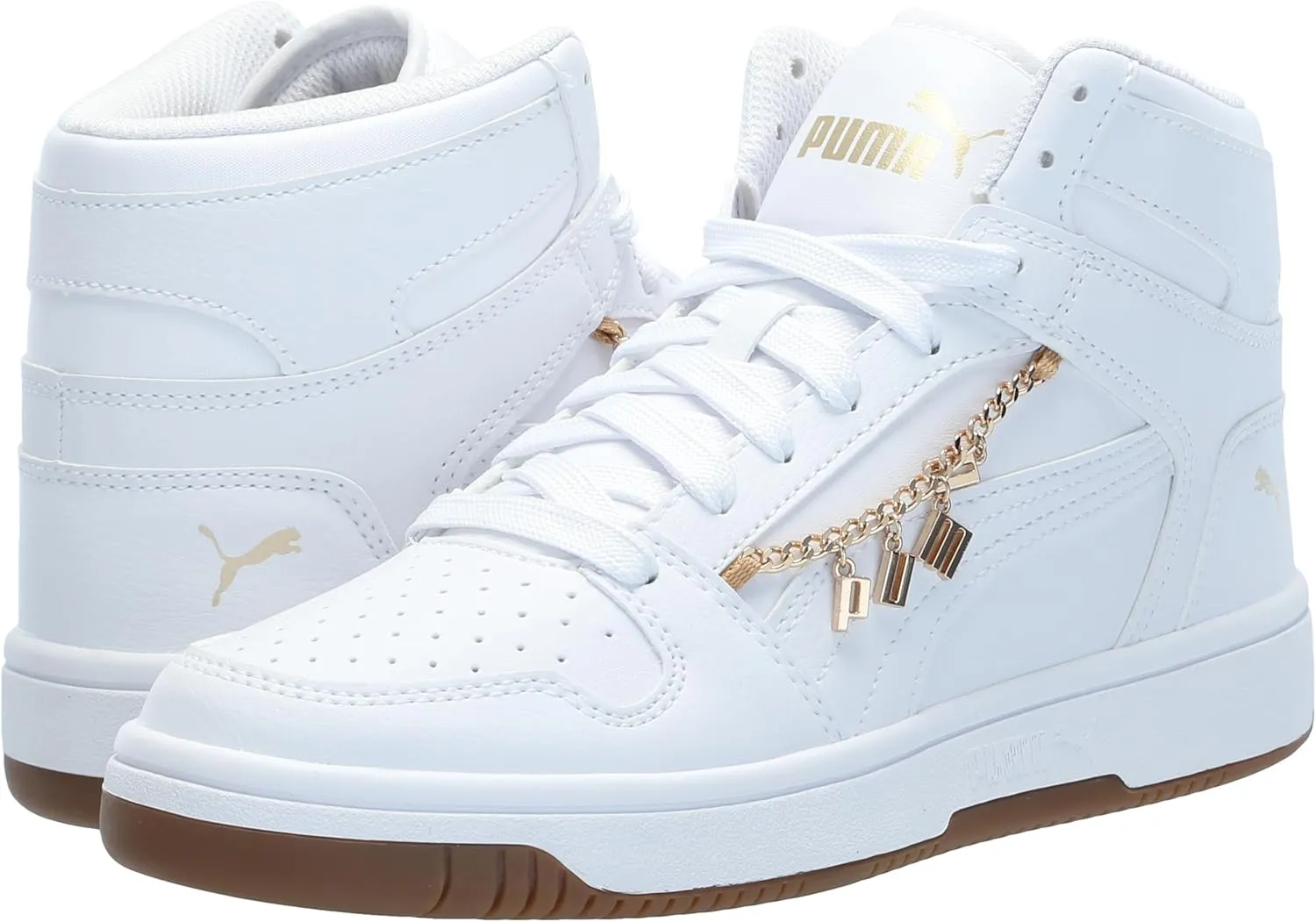 PUMA Unisex-Child Rebound Layup Mid Sneaker