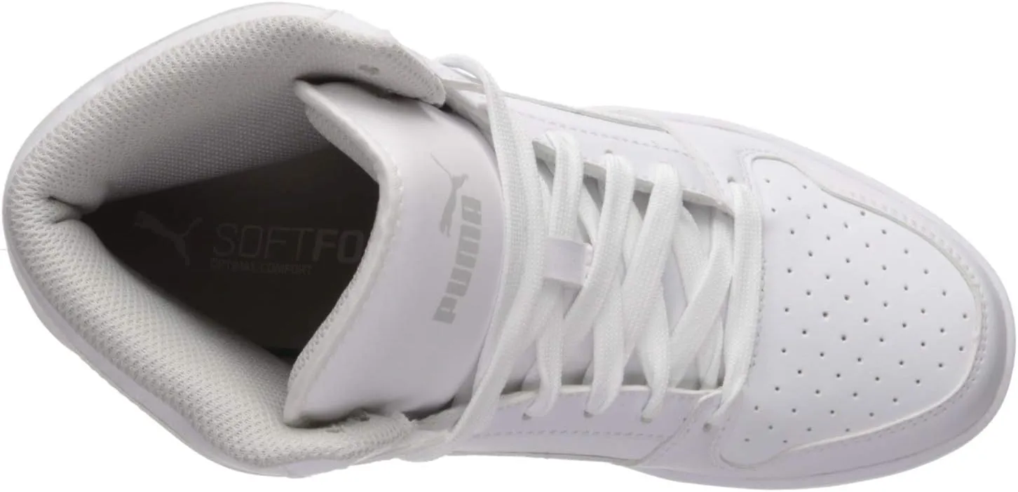PUMA Unisex-Child Rebound Layup Mid Sneaker