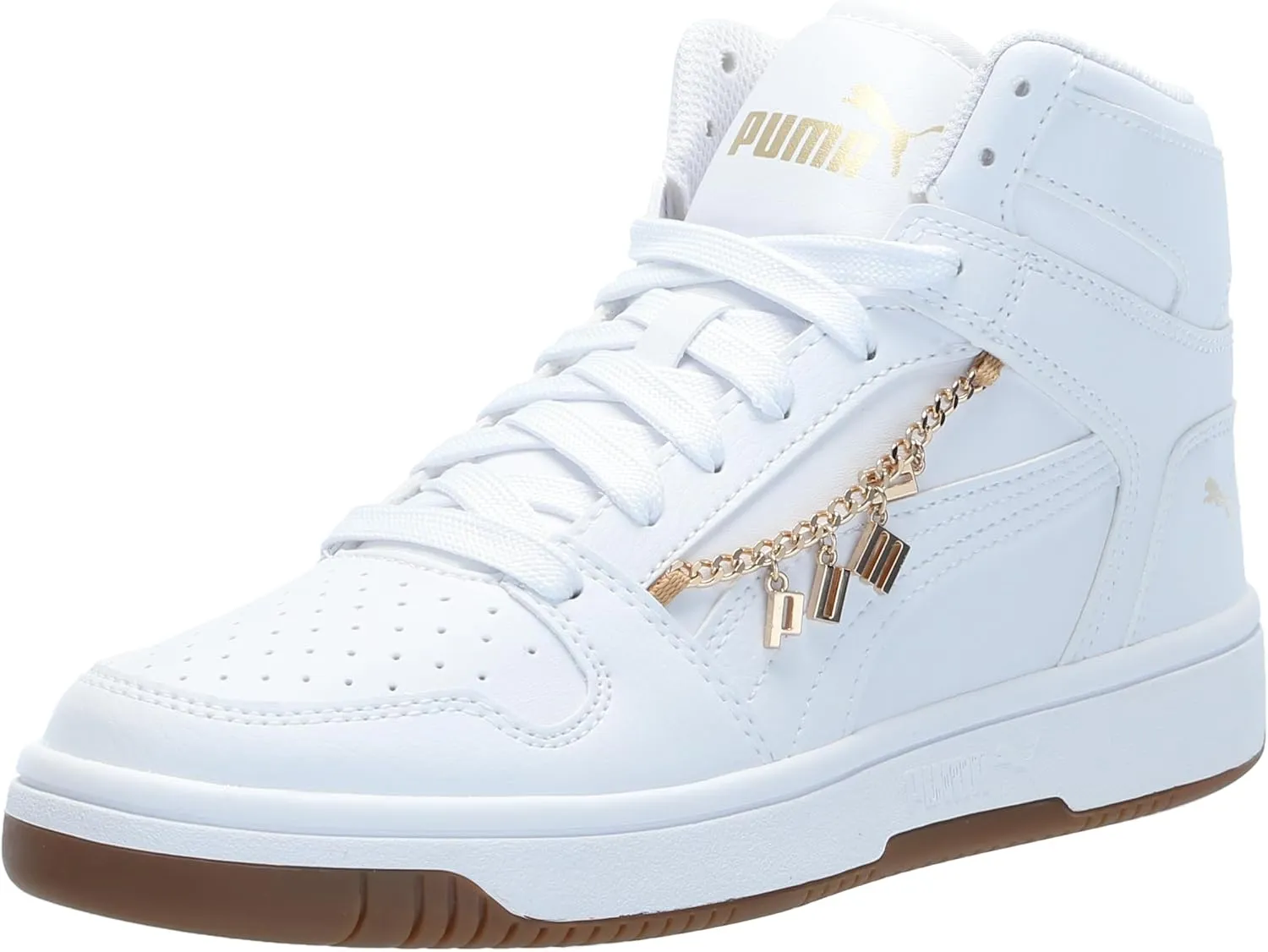 PUMA Unisex-Child Rebound Layup Mid Sneaker