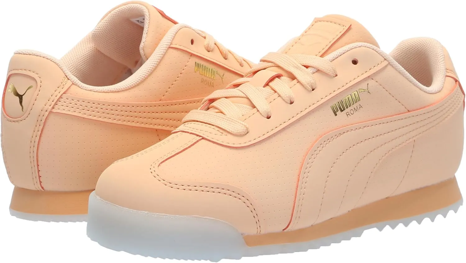 PUMA Unisex-Child Roma (Little Kid) Sneaker