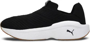 Puma Women's Enlighten Sneaker, Black White, 9