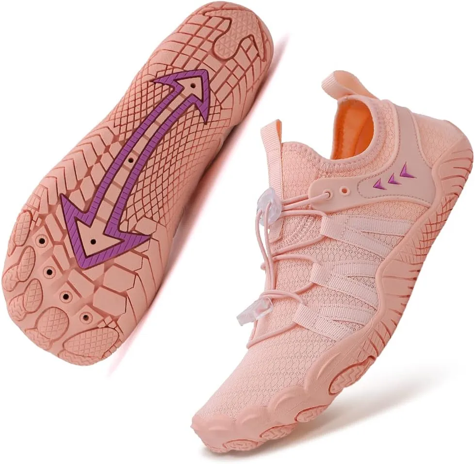 Quick Dry Barefoot Beach & Pool Shoes - Slip-on for Women & Men, Surf, Yoga & Water Sports