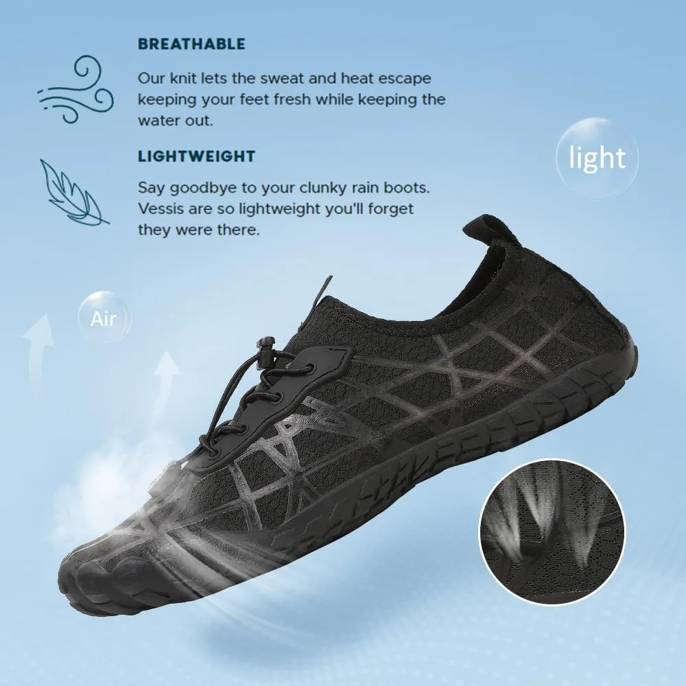 Quick Dry Barefoot Beach & Pool Shoes - Slip-on for Women & Men, Surf, Yoga & Water Sports