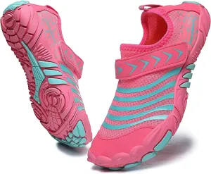 Quickshark Kids Water Shoes Boys Girls Barefoot Aqua Socks Outdoor Indoor Quick Dry Sandals Lightweight Slip On Walking Sneakers for Beach Pool Swim (Little Kid/Big Kid)