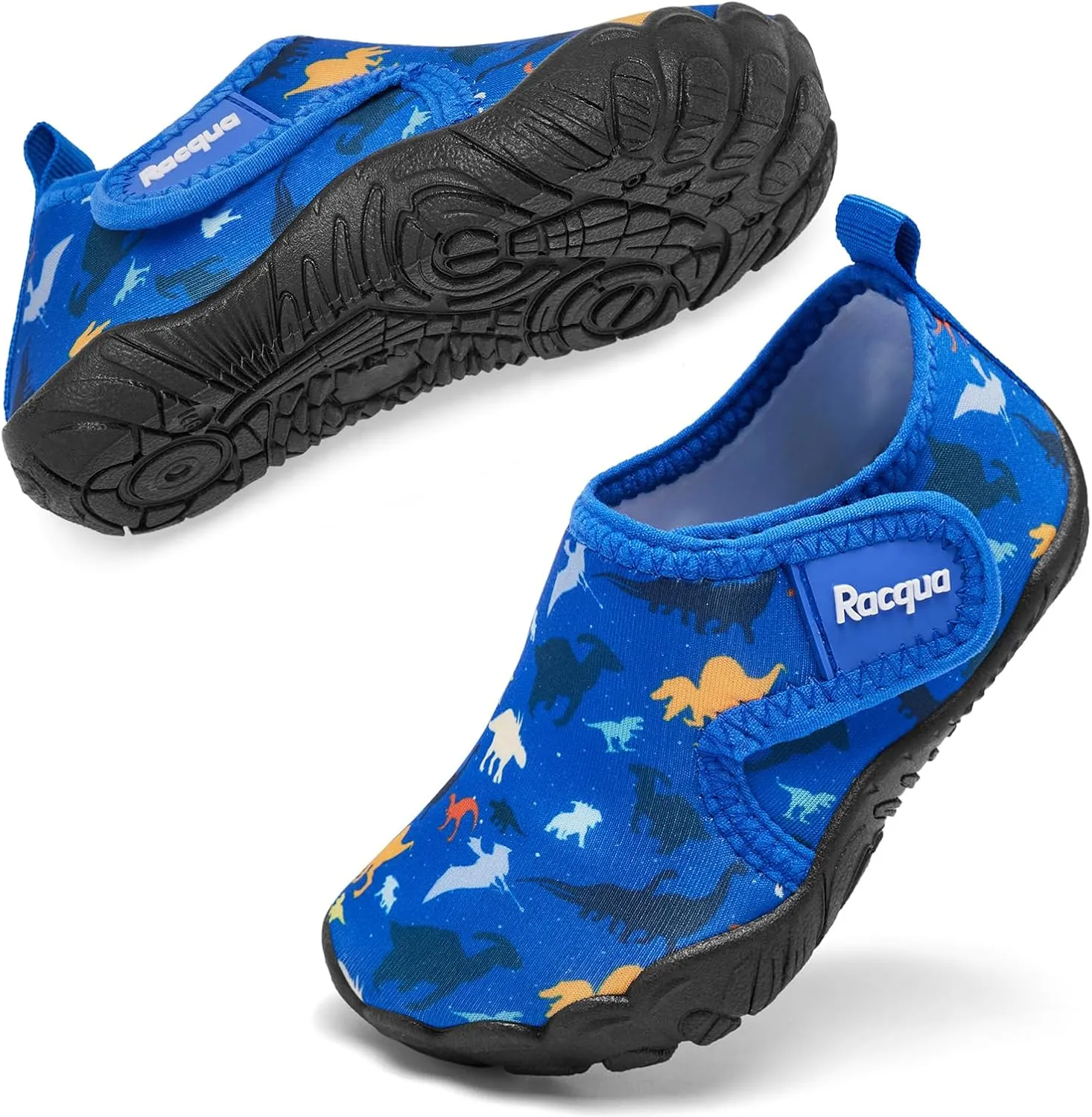 Racqua Toddler Boys Girls Water Shoes Slip-On Quick Dry Aqua Kids Shoes Lightweight Breathable Swim Shoes(Toddler/Little Kid)