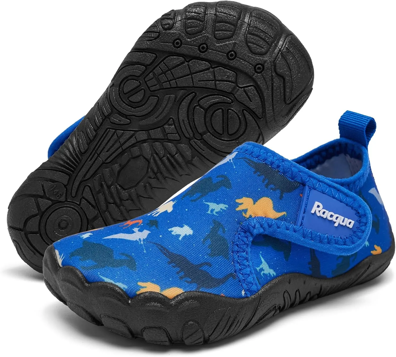 Racqua Toddler Boys Girls Water Shoes Slip-On Quick Dry Aqua Kids Shoes Lightweight Breathable Swim Shoes(Toddler/Little Kid)