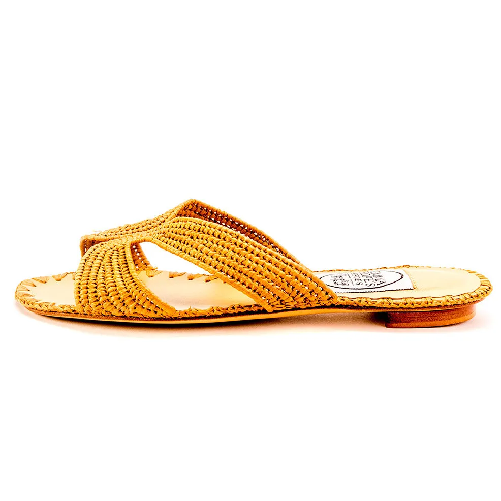 Raffia H Sandal-Tan