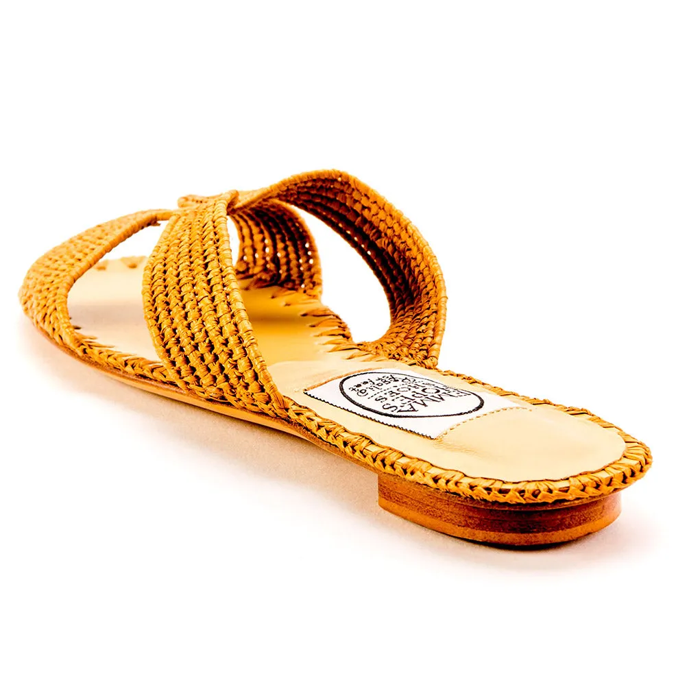 Raffia H Sandal-Tan