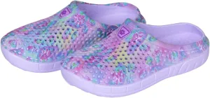Rainbow Paw Clogs Lightweight Slip On Breathable EVA Water Friendly Quick Dry Durable Animal Lover Shoes Gifts for Women Mom Ladies