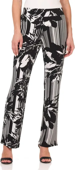 Rekucci Travel in Style Women's Soft Knit Classic Straight Leg Pant
