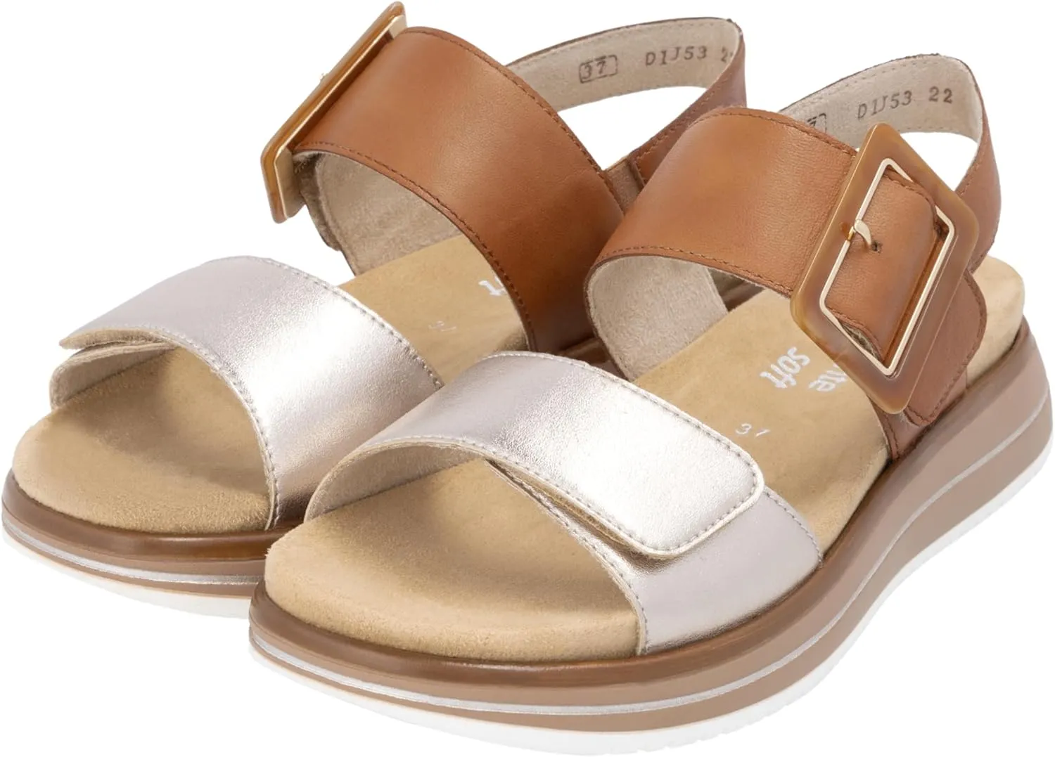 Remonte Women's Strappy Ankle Strap Sandals