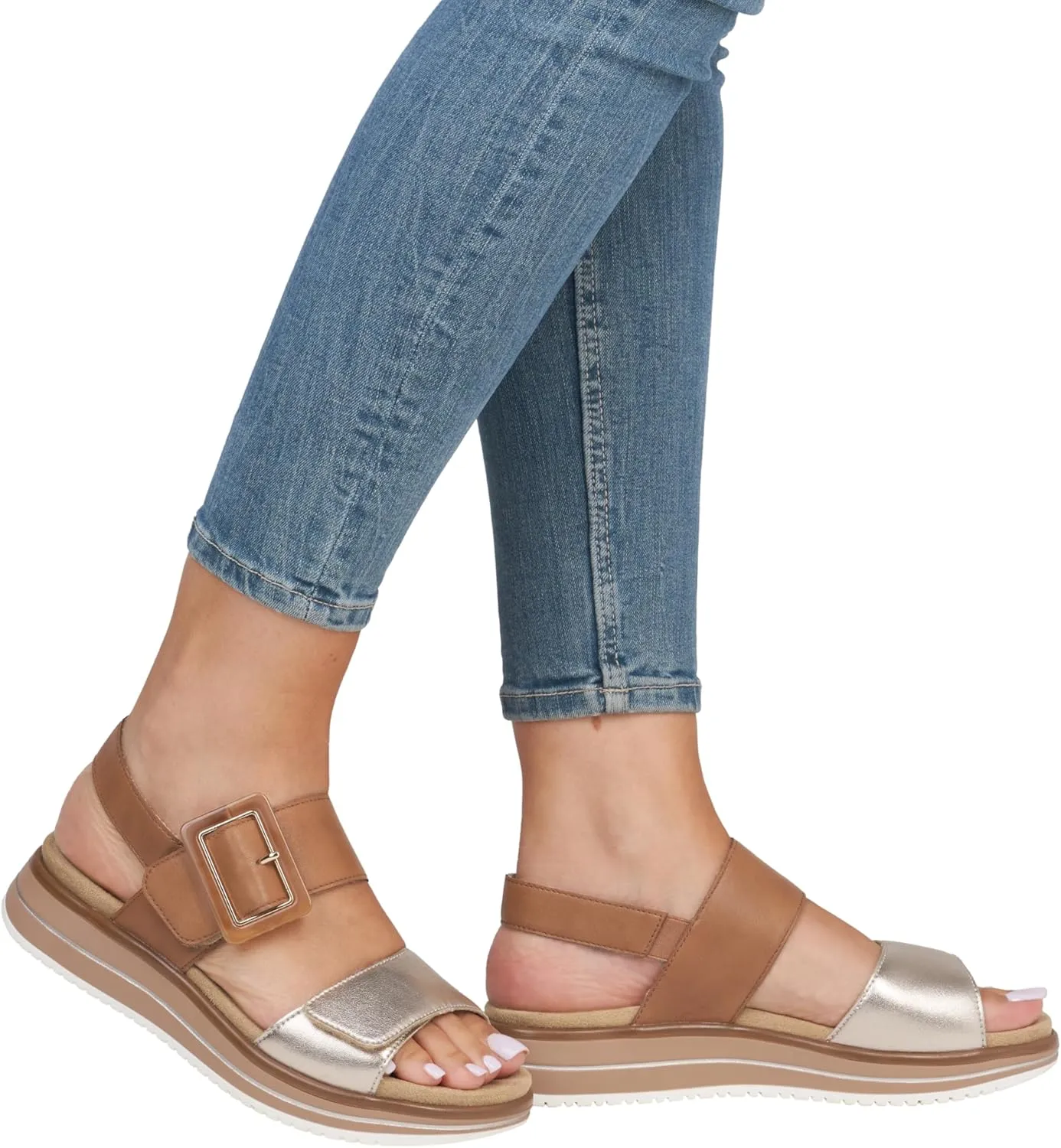 Remonte Women's Strappy Ankle Strap Sandals