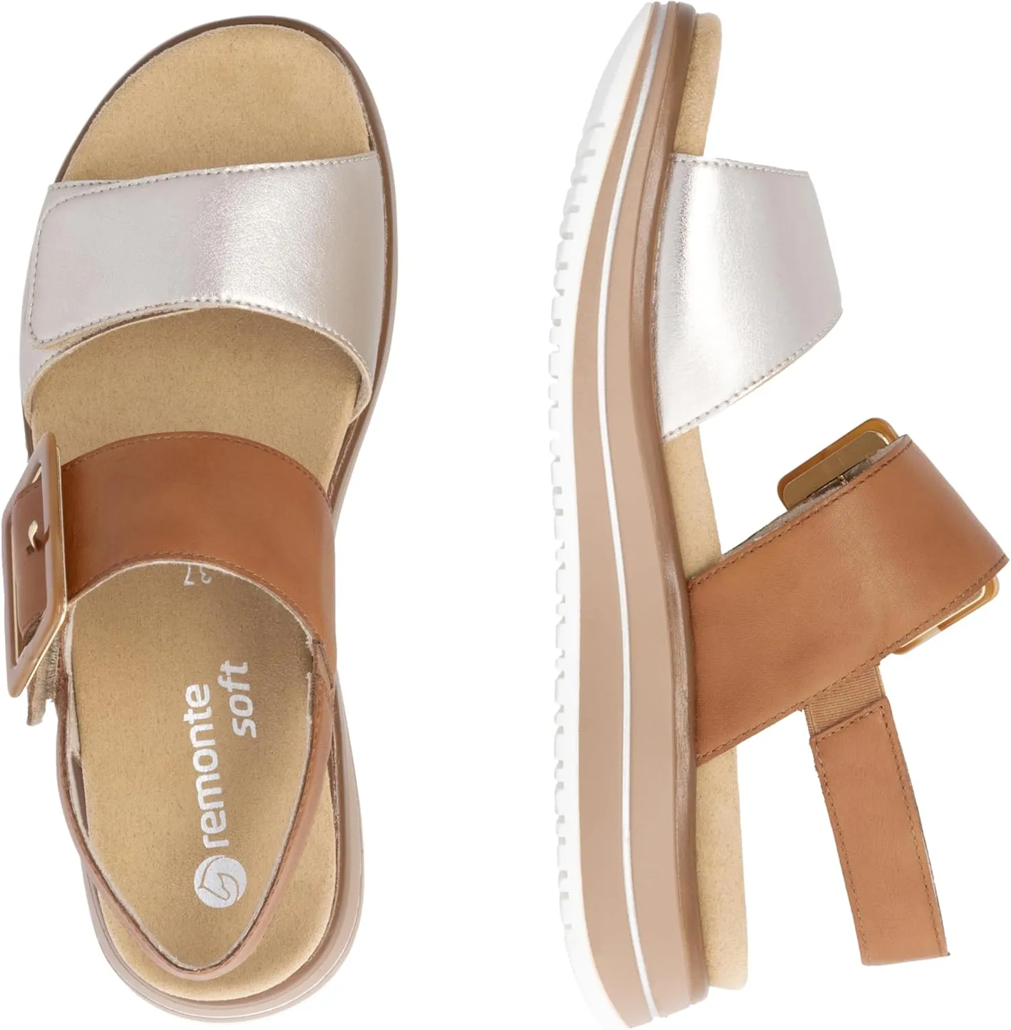 Remonte Women's Strappy Ankle Strap Sandals