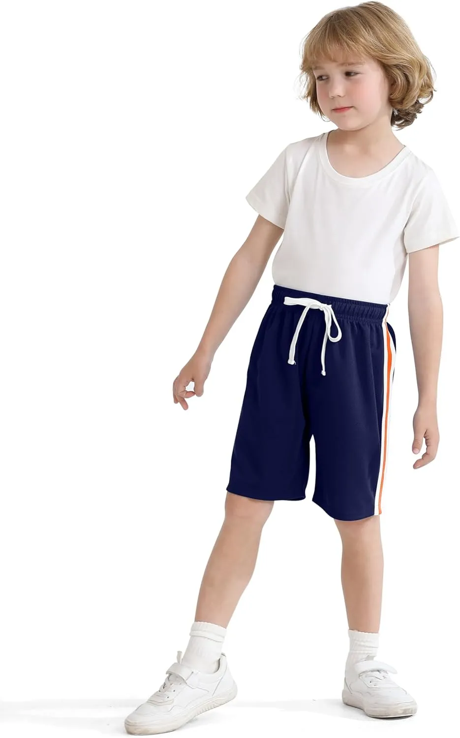 Resinta Toddler Boys Shorts Boys Quick Dry Athletic Pull-On Shorts with Elastic Waist for Summer Playwear