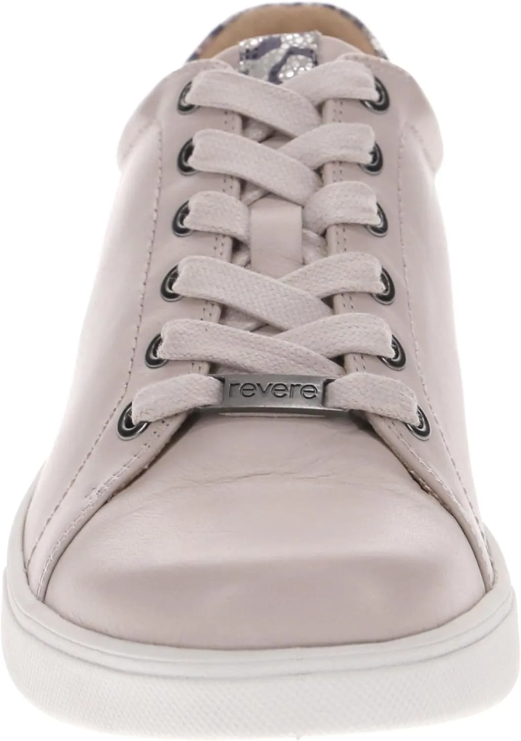 Revere Limoges Women's Lace-Up Sneakers - Stylish Orthotic-Friendly Sneakers with Premium Leather and Arch Support