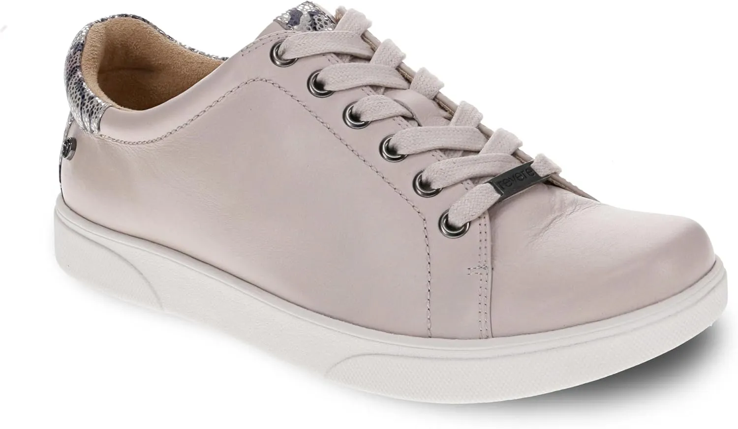 Revere Limoges Women's Lace-Up Sneakers - Stylish Orthotic-Friendly Sneakers with Premium Leather and Arch Support