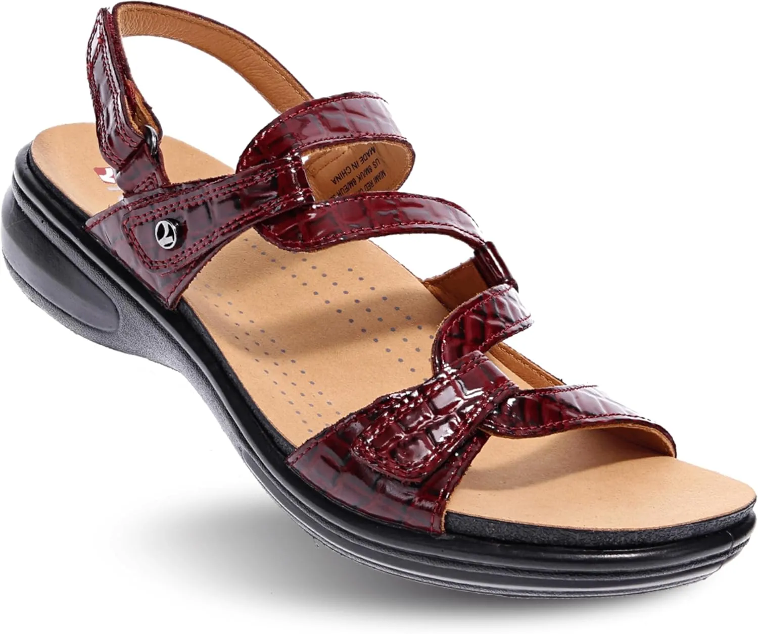 Revere Woman Miami Leather Sandals