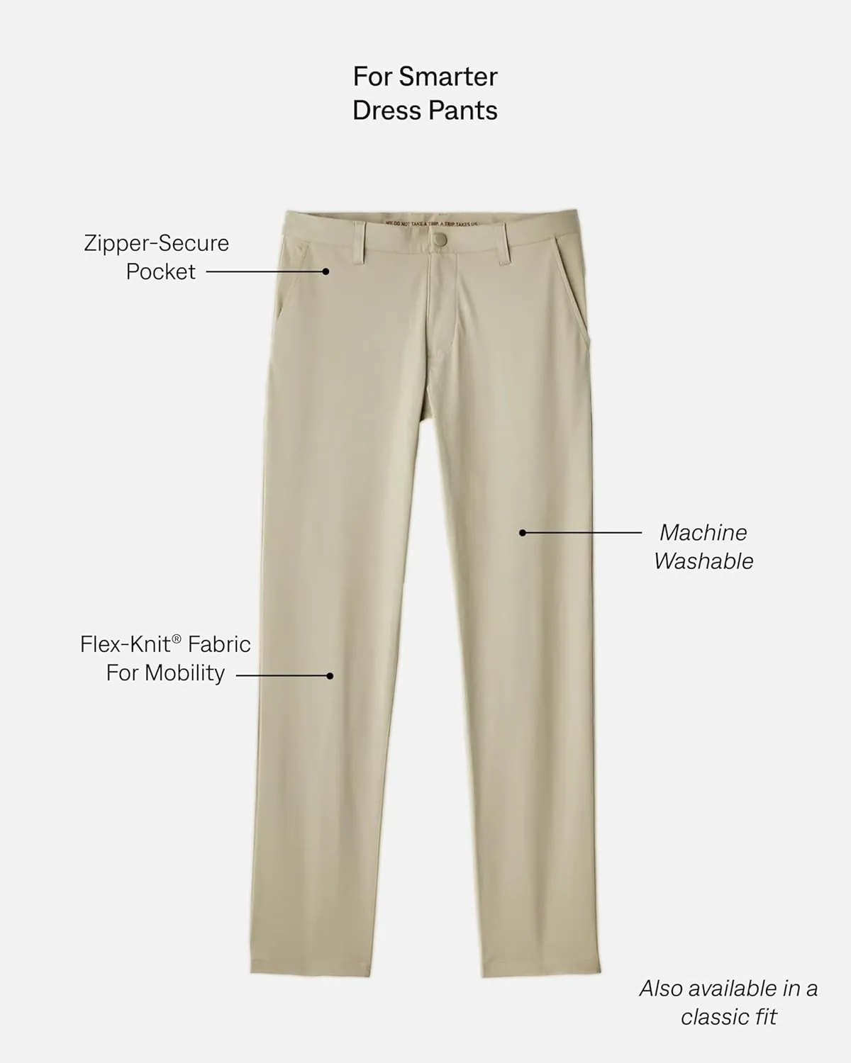 Rhone Men's Commuter Pants, Slim-Fit - Stretch Fabric, Wrinkle Resistant