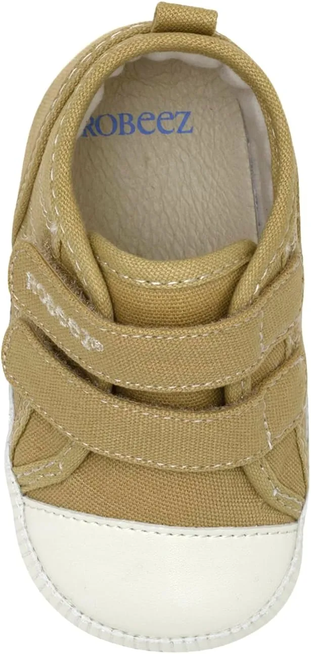 Robeez Baby Boys and Unisex First Kicks Slip Resistant Shoes & Sneakers for Infant and Toddler