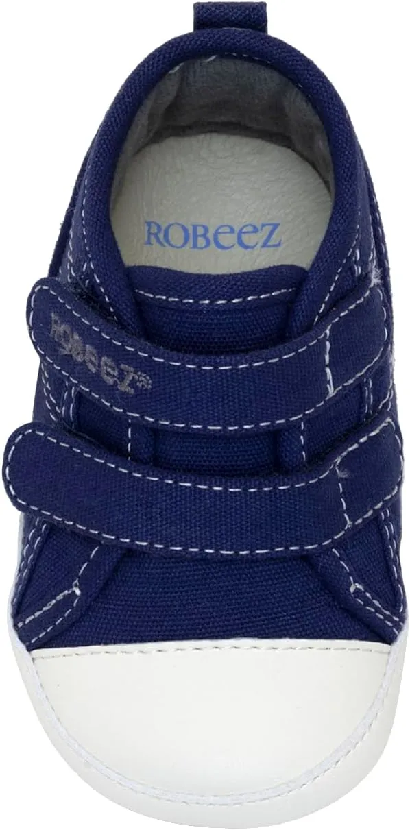 Robeez Baby Boys and Unisex First Kicks Slip Resistant Shoes & Sneakers for Infant and Toddler