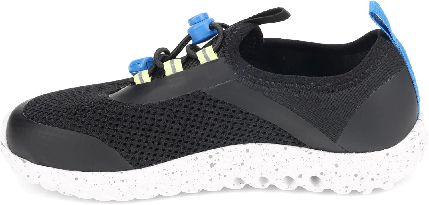 RUGGED SHARK Cay Water Shoes – EVA AQUAFLO® Drainage Outsole, Neoprene Mesh Upper, Bungee-Tie Closure, Lightweight & Breathable, Slip-On Style, Ideal for Beach, River, and Water Sports