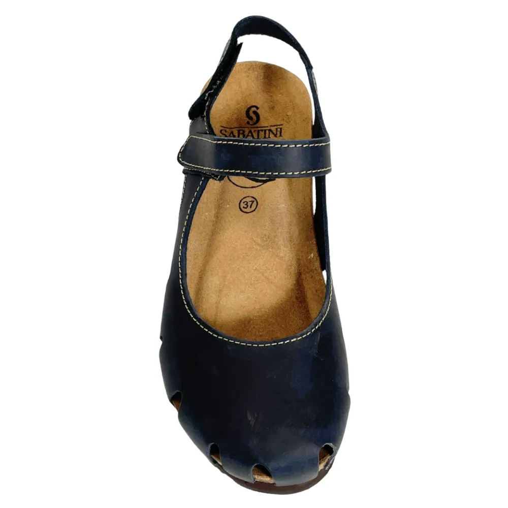 Sabatini Elizabeth Blue Crazy Sandal (Women's)