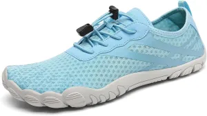 SAGUARO Quick-Dry Water Shoes for Women – Wide Toe Box Barefoot Shoes, Lightweight Breathable for Beach, Swimming and Outdoor Activities Size 6-11.5