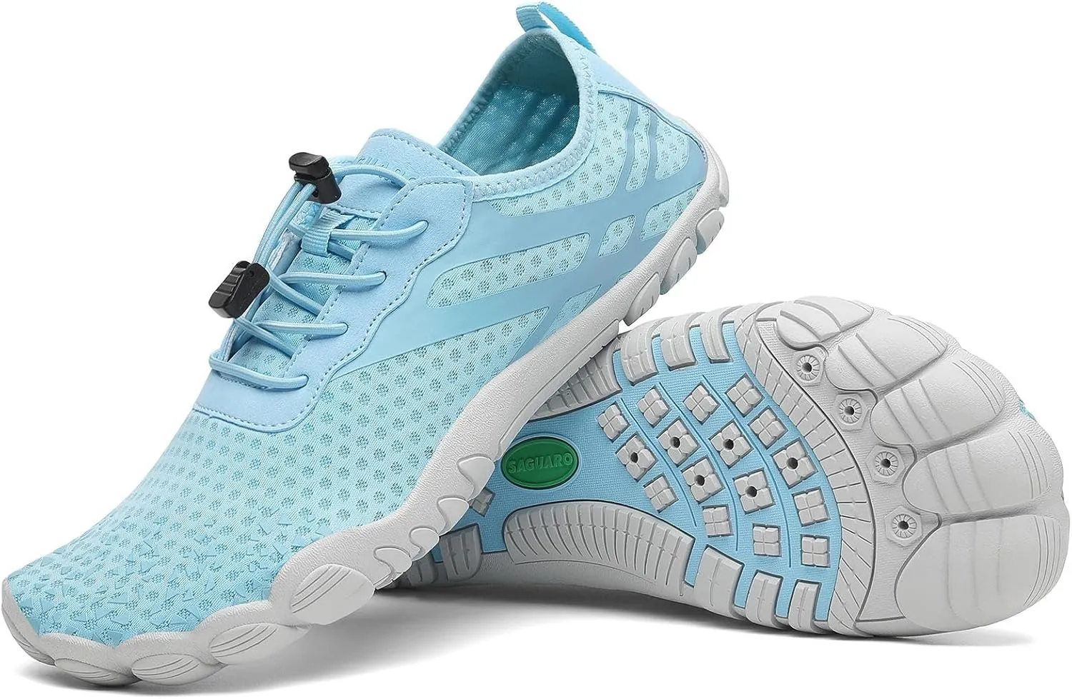 SAGUARO Quick-Dry Water Shoes for Women – Wide Toe Box Barefoot Shoes, Lightweight Breathable for Beach, Swimming and Outdoor Activities Size 6-11.5