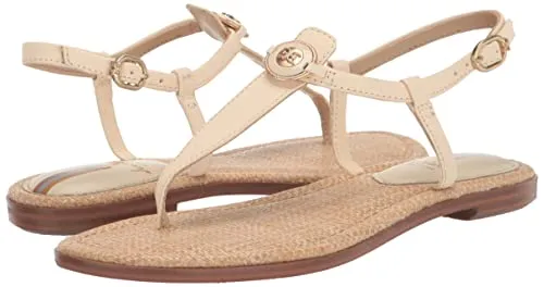 Sam Edelman Women's Gigi Flat Sandal, Modern Ivory Signet, 8.5