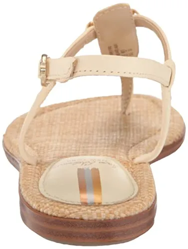 Sam Edelman Women's Gigi Flat Sandal, Modern Ivory Signet, 8.5
