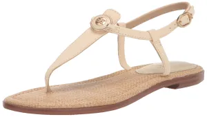 Sam Edelman Women's Gigi Flat Sandal, Modern Ivory Signet, 8.5