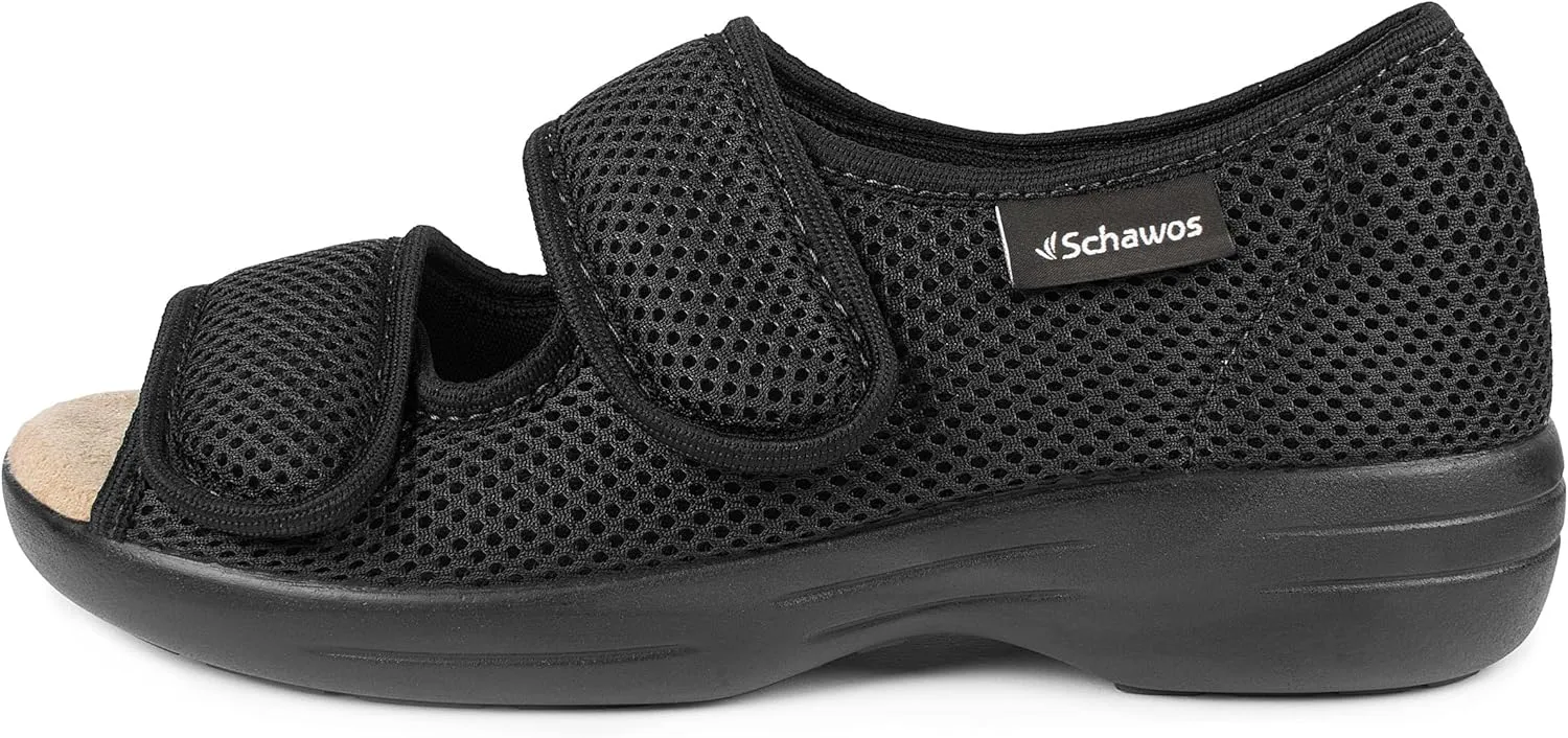 Sandals Stretch 06, for men and women, orthopedic, swollen feet, for seniors