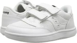 Saucony Unisex-Baby Jazz Court Sneaker, White, 8 Wide US Toddler
