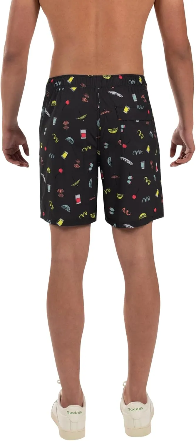 SAXX Underwear Co. Men's Oh Buoy 2N1 Volley 7" with Built-in Pouch Support, Fashion