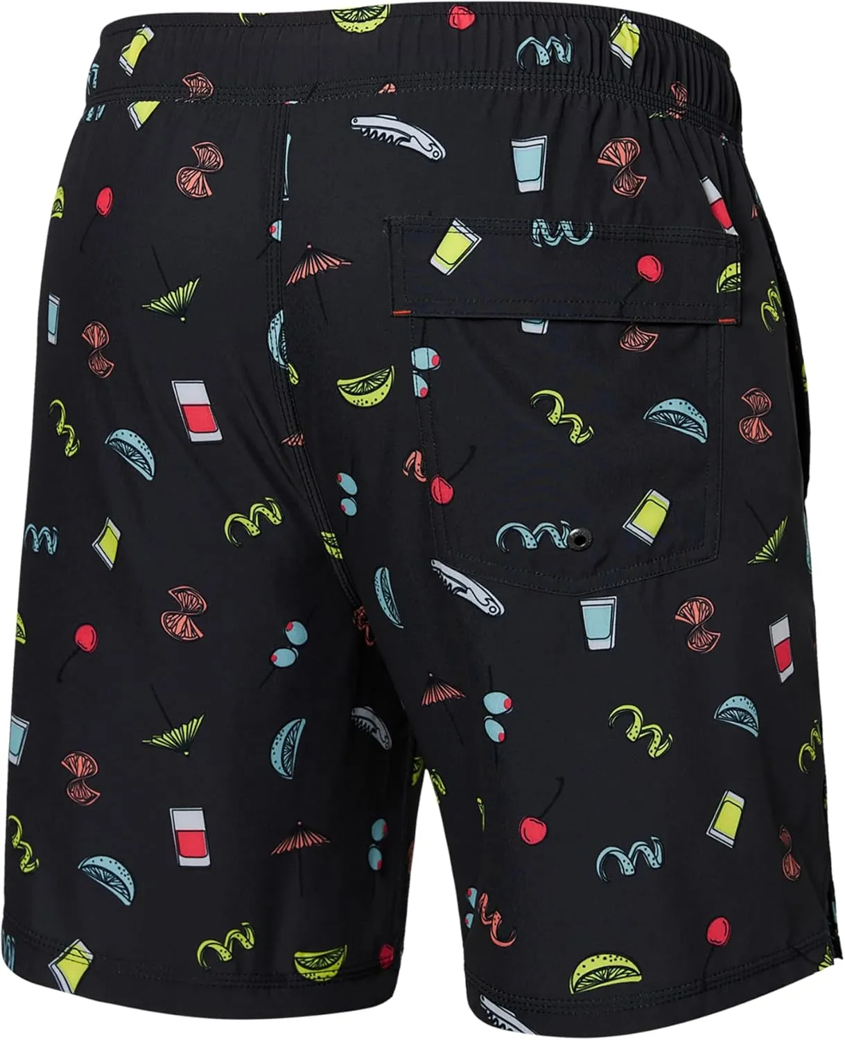 SAXX Underwear Co. Men's Oh Buoy 2N1 Volley 7" with Built-in Pouch Support, Fashion