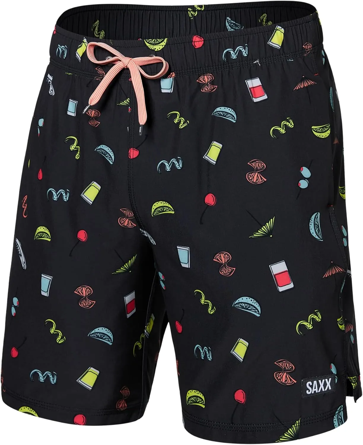 SAXX Underwear Co. Men's Oh Buoy 2N1 Volley 7" with Built-in Pouch Support, Fashion