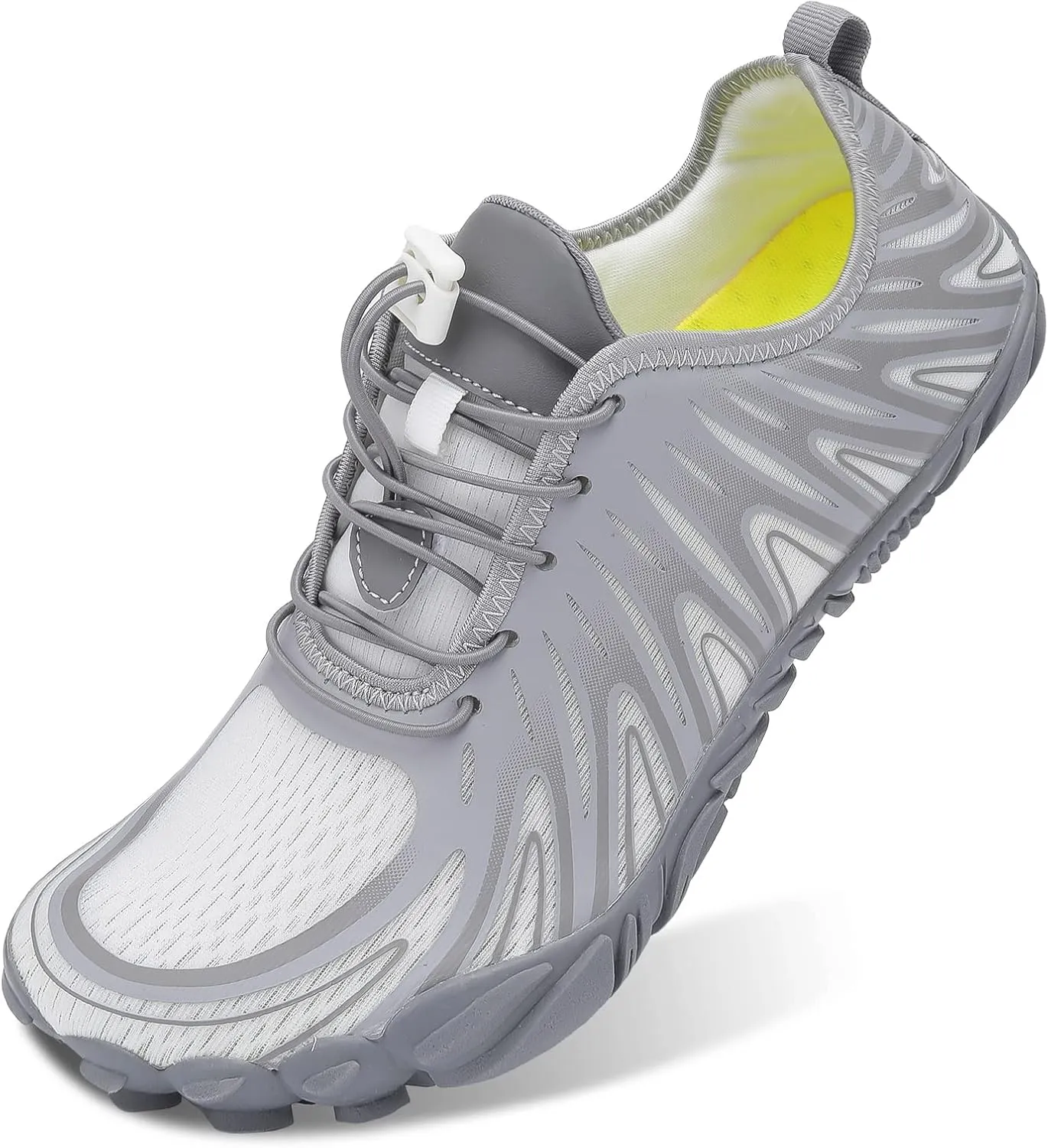 Scurtain Unisex Mens Womens Athletic Hiking Water Shoes Quick Dry Barefoot Aqua Shoes Swim Shoes Beach Shoes with Drainage