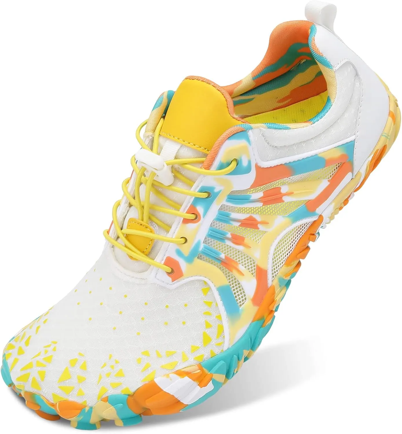 Scurtain Unisex Mens Womens Athletic Hiking Water Shoes Quick Dry Barefoot Aqua Shoes Swim Shoes Beach Shoes with Drainage