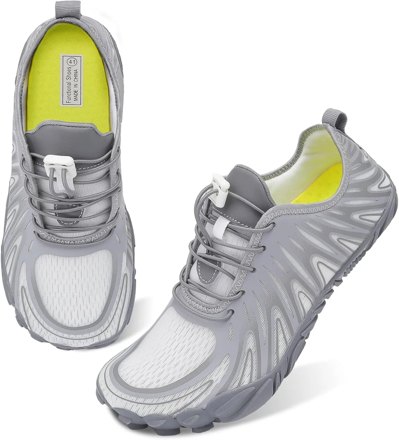 Scurtain Unisex Mens Womens Athletic Hiking Water Shoes Quick Dry Barefoot Aqua Shoes Swim Shoes Beach Shoes with Drainage